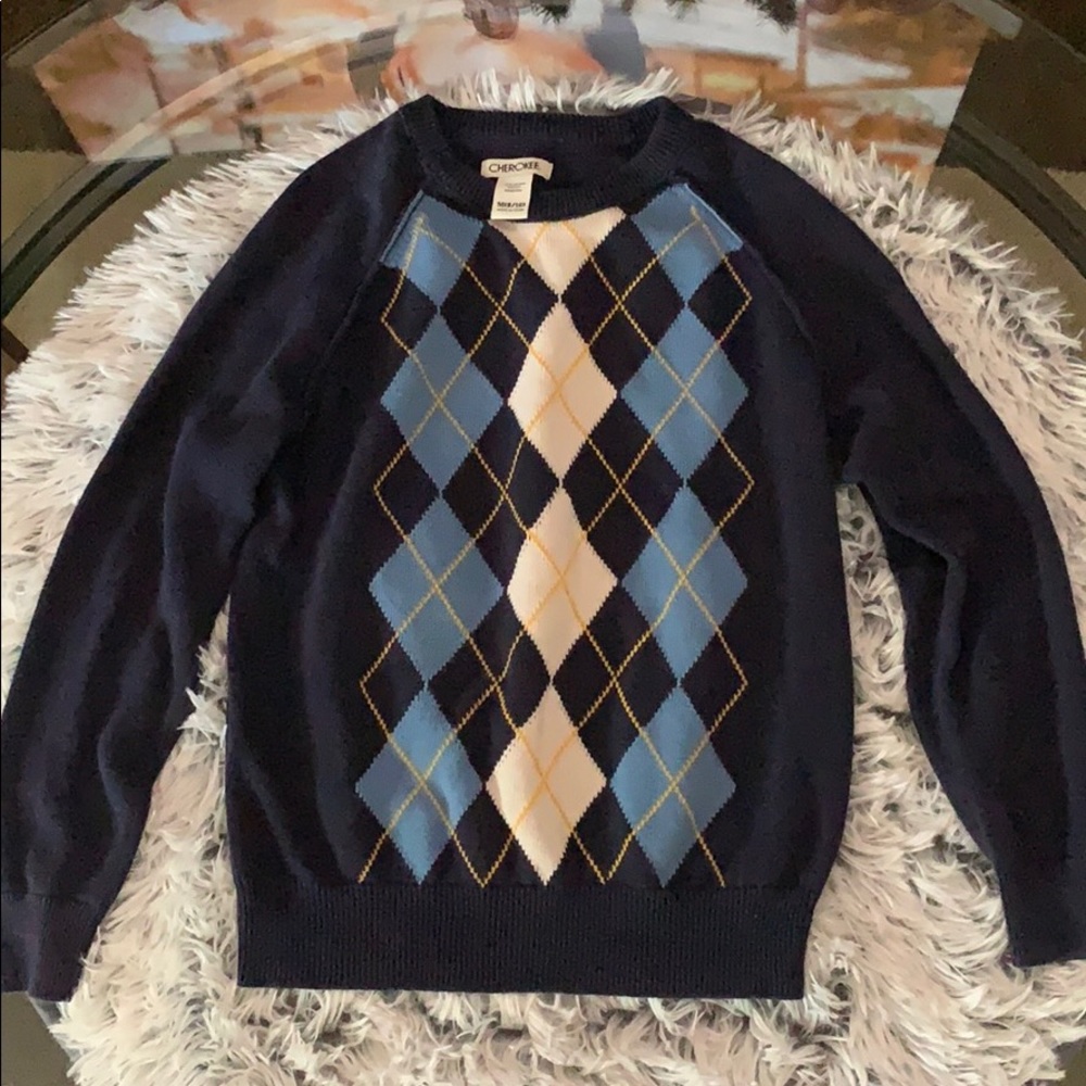 COPY - Cherokee Cotton  Boy's kids Sweater Holiday